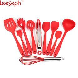 Utensil Sets - Silicone Spatula Turner, Slotted spoon, Ladle, Spoon, Spoon Spatula, Spooula, Spatula, Basting brush Silicone Kitchenware - by Eileen Ridler