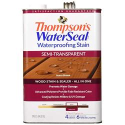 Thompsons TH.042841-16 Waterseal Waterproffing Stain - Semi Transparent, Acorn Brown, 1 gallon