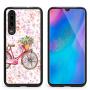 Huawei P30 Case,Flexible Soft TPU Cover Shell,Slim Silicone Black Rubber Non-Slip Durable Design Protective Phone Case for Huawei P30 -Bicycle