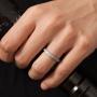 ThunderFit Thin and Stackable Silicone Rings, 8 Rings / 4 Rings / 1 Ring - Silicone Wedding Bands for Women - Diamond Pattern
