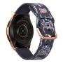 VIGOSS Flower Cow Band Compatible Galaxy Watch 42mm Bands Active 40mm Band Women 20mm Width Silicone Skull Strap Replacement Wristband for Samsung Galaxy Watch 42mm SM-R810 Smartwatch