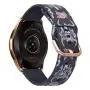 VIGOSS Flower Cow Band Compatible Galaxy Watch 42mm Bands Active 40mm Band Women 20mm Width Silicone Skull Strap Replacement Wristband for Samsung Galaxy Watch 42mm SM-R810 Smartwatch