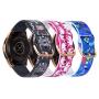 VIGOSS Compatible Galaxy Watch Active 40mm Bands/Galaxy Watch 42mm Bands, Women 20mm Sport Silicone Strap Replacement Bracelet Wristband for Samsung Galaxy Watch Active 40mm R500 Smartwatch (3 Pack#1)