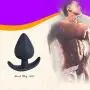 Qise Three Sizes Medical Silicone Anal Plug Butt Plug Anal Sex Toy for Women and Men (M)