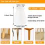 Extra Small(XS) Silicone Chair Leg Protectors Fit 0.5”to1” Furniture Table Feet Cover Bottom Non-Slip Chair Leg Caps for Hardwood Floors Prevent Scratches No Noise,24 PCS