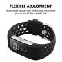 iGK Silicone Replacement Bands Compatible for Fitbit Charge 2, Adjustable Breathable Sport Strap Smartwatch Fitness Wristband with Air Holes