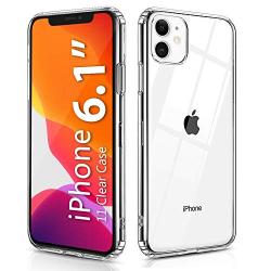 OULUOQI Compatible with iPhone 11 Case 2019, Shockproof Clear Case with Hard PC Shield+Soft TPU Bumper Cover Case for iPhone 11 6.1 inch.