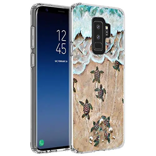 Samsung Galaxy S9 Case, Baby Turtle Shock-Absorption TPU Rubber Bumper Samsung Galaxy S9 Case, Ultra Thin Slim Protective Cover for Samsung Galaxy S9-Clear