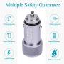 FIMARR Car Charger Compatible with iPhone XR/XS/X / 8/7/6/6S Plus 5S/5C/SE, iPad Air Mini Pro (2.4A Dual Port USB Car Charger with 2X 3ft Charging Cable) (3in1 Pack)