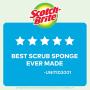 Scotch-Brite Non-Scratch Scrub Sponge, Cleaning Power for Everyday Jobs, 6 Scrub Sponges