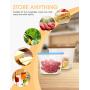 Reusable Silicone Food Storage Bag 9-pack, Airtight Food Preservation Bag Keep Food Fresher, Versatile Lunch Bag for Sandwich, Cooking, Sous Vide, Liquid, Snack, Freezer Safe, 3 Large+5 Medium+1 Small