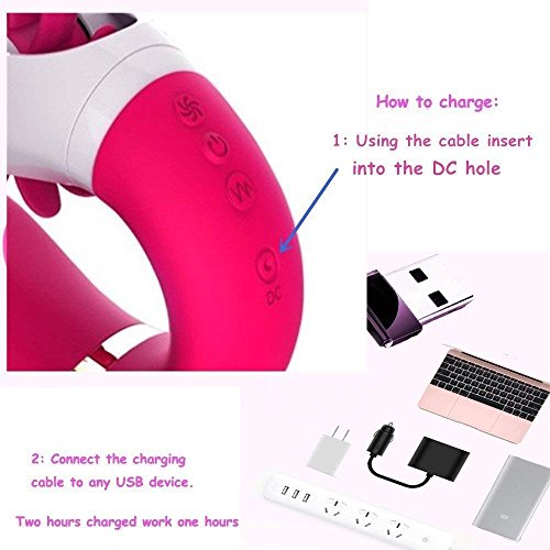 Rechargeable Handheld Massager Wireless Powerful But Quiet Medical Silicone Different Frequency Vibranting & Sucking Toys Waterproof Wand with Sucking Function