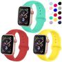 TIMTU Sport Band Compatible with Apple Watch Band 40mm 38mm 42mm 44mm, Soft Silicone Strap Replacement for Apple Watch Series 5 4 3 2 1 for Women/Men