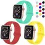 TIMTU Sport Band Compatible with Apple Watch Band 40mm 38mm 42mm 44mm, Soft Silicone Strap Replacement for Apple Watch Series 5 4 3 2 1 for Women/Men