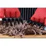 Superior Value Set: Silicone BBQ/Cooking Gloves Plus Grill Mat Plus Meat Claws Plus Silicone Baster Plus eBook w/ 300 Recipes. Impress Your Family and Friends with Your Professional BBQ Kit