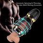 Mens 100% Waterproof Realistic Silicone Automatic 10 Model 3 Speed Suction Cup Toy Self-Timer Hands-Free Toys