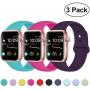 DaQin Band Compatible with Apple Watch 38mm 40mm 42mm 44mm for Women and Men, Sport Replacement Wristbands for iWatch Series 5 Series 4 Series 3/2/1, S/M, M/L