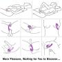 Powerful 7 Sucking Toys, Waterproof Handheld Wand Massager with Heating, Medical Silicone,USB Rechargeable