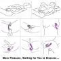 Powerful 7 Sucking Toys, Waterproof Handheld Wand Massager with Heating, Medical Silicone,USB Rechargeable