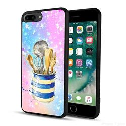 Kitchenware Glossy Edge Phone Shell Case Compatible with Apple iPhone 8 Plus & iPhone 7 Plus (5.5 Inch)