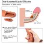 TTFAYQ Lifelike Realistic Silicone D?ld? Soft Personal Relax MassagerHand-Free for Women - Waterproof Toy TTFAYQ