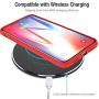 TOZO for iPhone 11 Case 6.1 Inch (2019) Liquid Silicone Gel Rubber Shockproof Shell Ultra-Thin [Slim Fit] Soft 4 Side Full Protection Cover for iPhone 11 with [Red]