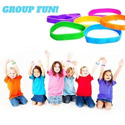 Dazzling Toys 48 Pack Bracelets | 4 Dozen Rubber Neon Monkey Wristbands | Pack of 48 | Makes Great Kids Party Favors, Rewards, Gifts.