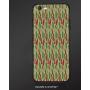 Printing Compatible with Apple iPhone 6/iPhone 6S,4.7",Anti-Scratch Back,Kitchen Decor,Vintage Style Pattern Glass Jars Kitchenware Pickles Picnic Retro Art Cafe Home,Green Red White