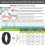 Rinfit Silicone Wedding Rings for Women 3 or 6 Ring Pack - Designed, Rubber Rings. Unique Set of Thin and Stackable Wedding Bands for Women. U.S. Design Patent Pending