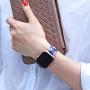 EXCHAR Compatible with Apple Watch Band 40mm 38mm 44mm 42mm Fadeless Pattern Printed Floral Bands Silicone Replacement Band for iWatch Series 5 Series 4/3/2/1 for Women Men