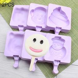 Kitchenware Two DIY Silicone Ice Cream Ice Rod Moulds, 20, Protective Cover, Random Style Kitchen supplies