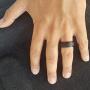 Dookeh Silicone Wedding Ring for Men - Mens Silicone Wedding Band - Breathable Skin Safe Improved Design for Crossfit Workout Swimming Firefighters Military