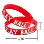 Baseball Rubber Wristband Bracelets ? Kids Party Favors School Carnival Prize Sports Gifts Supplies 36Ct