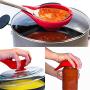 Multifunctional Silicone Spoon, Kitchen Utensil Multi-Function Silicone Spoon Rest Cooking Baking Tool