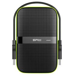 Silicon Power 5TB Rugged Portable External Hard Drive Armor A60, Shockproof USB 3.0 for PC, Mac, Xbox and PS4, Black
