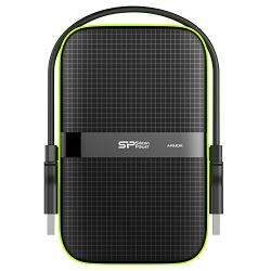 Silicon Power 5TB Rugged Portable External Hard Drive Armor A60, Shockproof USB 3.0 for PC, Mac, Xbox and PS4, Black