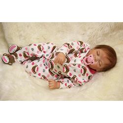 OtardDolls Soft Vinyl Silicone Reborn Doll 22" Reborn Baby Doll Lifelike Baby Doll Children Gifts (Cute Monkey Type)