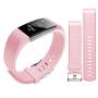 Hanlesi Bands Compatible with Fitbit Charge 2, Soft Silicone Breathable Fashion Sport Strap for Fit bit Charge2 Replacement Original Accessory