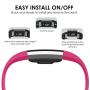 Hanlesi Bands Compatible with Fitbit Charge 2, Soft Silicone Breathable Fashion Sport Strap for Fit bit Charge2 Replacement Original Accessory