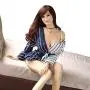 JSDDB Masturabation Toy for Men Sex Toys Male, Full Entity Silicone Doll Sex Robot, Real Sex Doll Simulation Framework, 168cm, 36kg