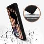HTC 10 Case with American Flag Pattern Whimsical Design Bumper Black Soft TPU and PC Protection Anti-Slippery &Fingerprint Case for HTC 10