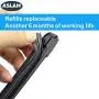 Windshield Wipers,ASLAM Type-G 26"+22" Wiper Blades:All-Season Blade for Original Equipment Replacement and Refills Replaceable,Double Service Life(set of 2)