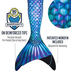 Fin Fun Mermaid Tails for Swimming with Monofin - Kids and Adult Sizes - Limited Edition