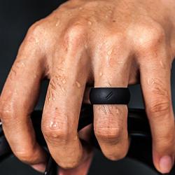 ThunderFit Silicone Wedding Ring for Men, Rubber Wedding Band - 8.7mm Wide