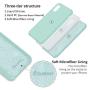 SURPHY Silicone Case for iPhone Xs iPhone X Case, Slim Liquid Silicone Soft Rubber Protective Phone Case Cover (with Soft Microfiber Lining) Compatible with iPhone X iPhone Xs 5.8", Mint Green