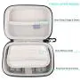 Lacdo EVA Shockproof Carrying Travel Case for 2.5-Inch Portable External Hard Drive, Seagate Expansion, Toshiba Canvio Basics, Silicon Power, GPS Camera and External Battery Pack, Large Size