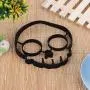 1pc Skull Shape Fried Egg Pancake Mould Non-Stick Cartoon Silicone Ring Breakfast Cooking Tools Kitchenware Egg Omelette Mould