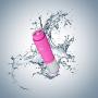 Discreet Pinpoint Massager - Multi Speed Pocket Vibrator - Waterproof - 3 Silicone Attachments - Massage Kit - Sex Toy for Women - Sex Toy for Couples (Pink)
