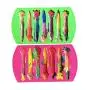 Crayon 2 Girly Flowers & Bug Shaped Chunky Silicone Oven Safe Crayon Molds (Makes 14 Crayons) Reusable - by My Fruit Shack
