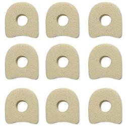 Soft Foam Pads Toe Separators Toe Spacers Corn Pads Toe Pads White Adhesive Foam 1-1/8? x 7/8? x 1/4? Thick